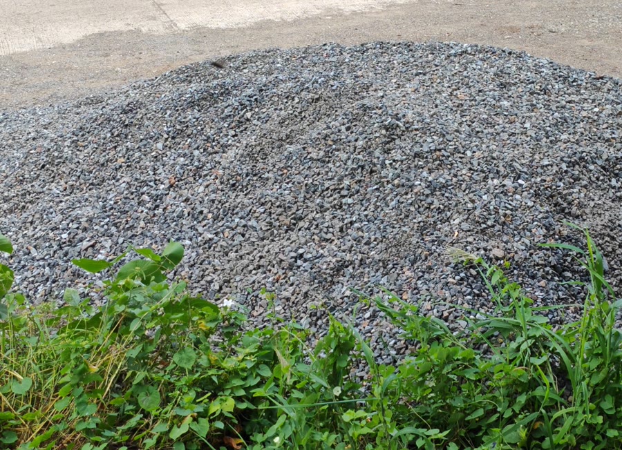 Construction filling materials and site supply coordination