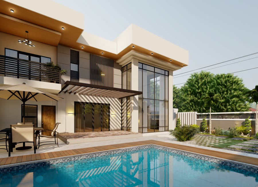 Residential and resort property development concept
