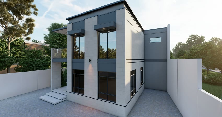 Tugbungan Renovation aluminum-framed exterior windows