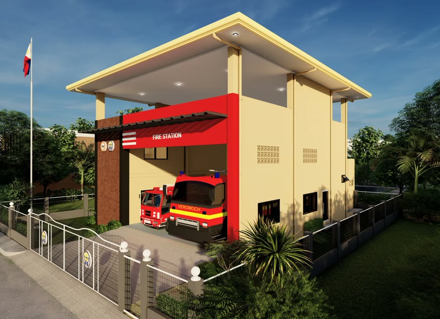 Siocon fire station concept used for structural engineering review